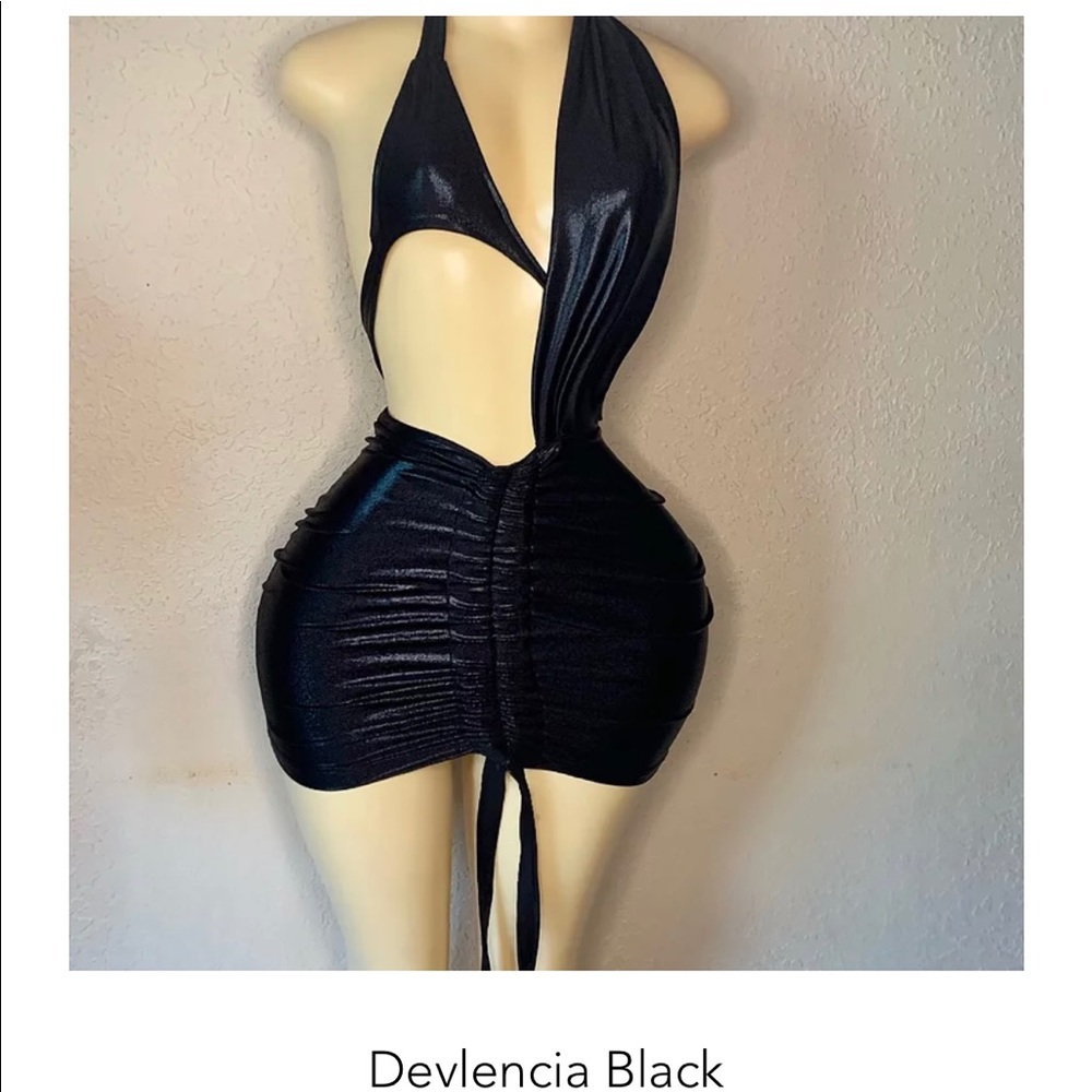Custom black dress